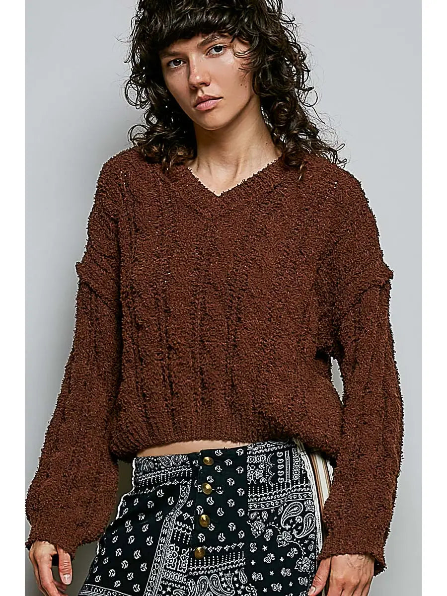 Coco Knit V Neck Sweater
