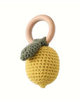 Handmade Crochet Lemon Rattle