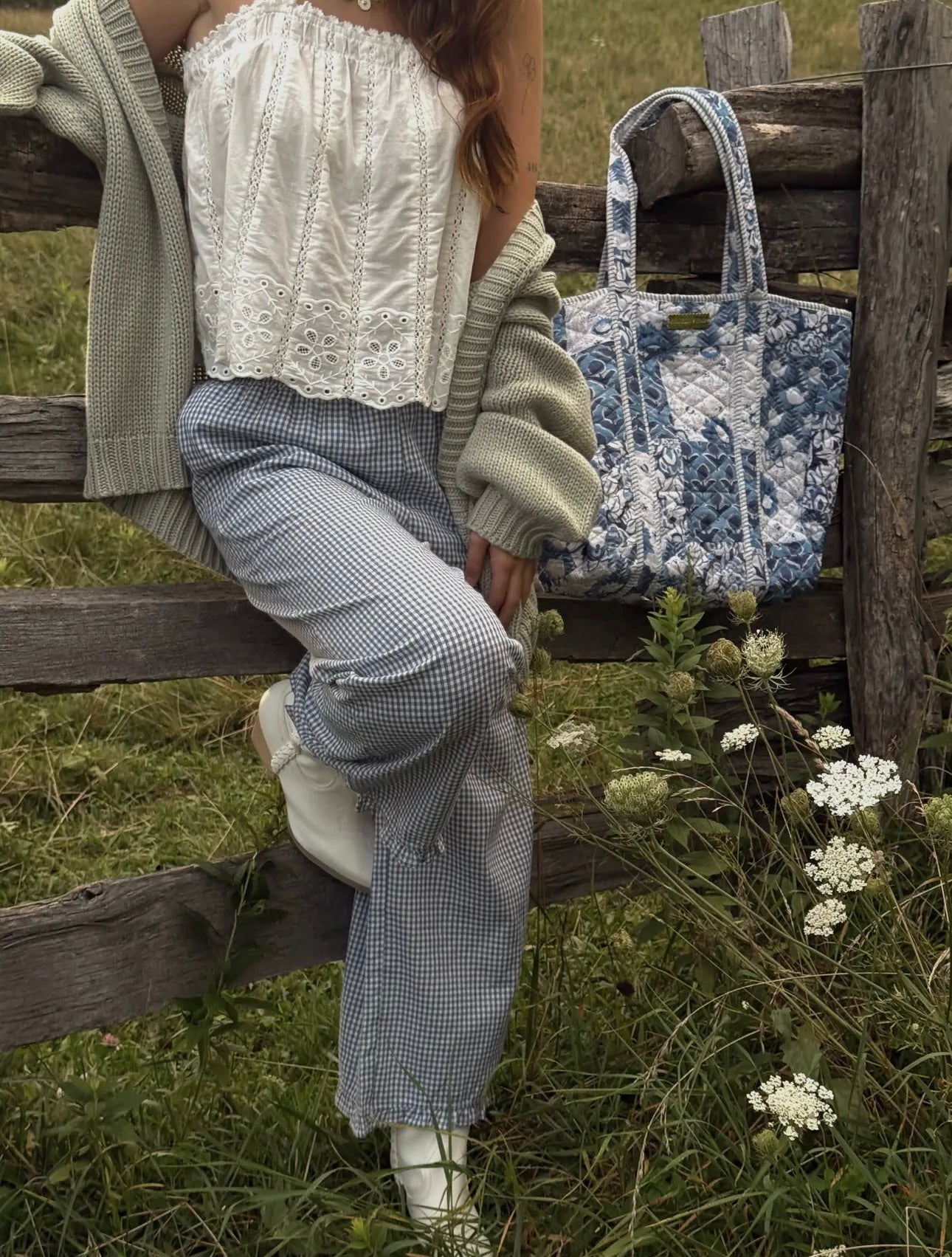 Heirloom Gingham Pants - Blue