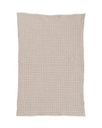 Stonewashed Cotton Waffle Weave Tea Towel, Natural