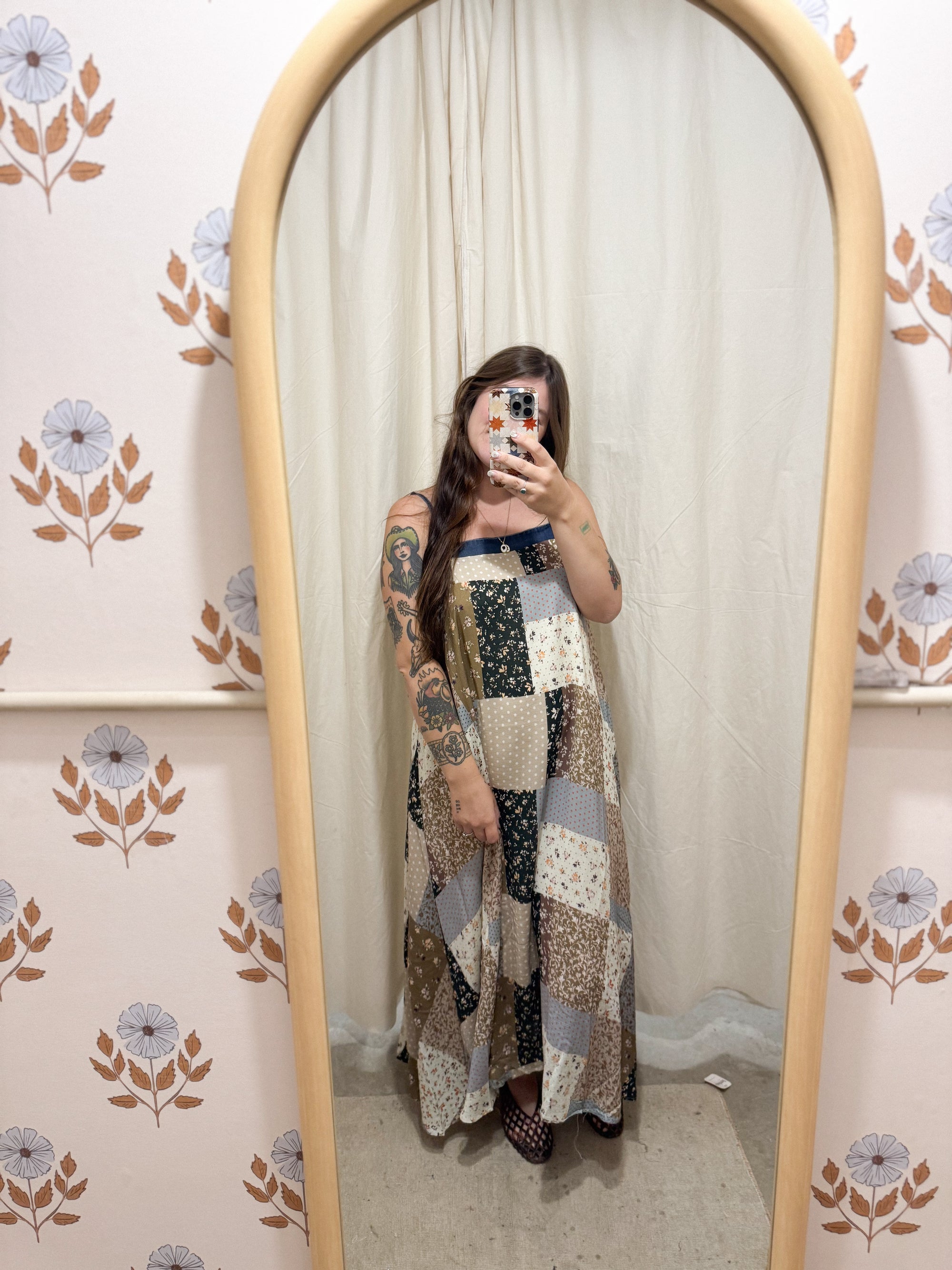 Patchwork + Denim Floral Dress – Kindred Shop & Studio