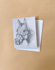 Horse Sketch Greeting Card