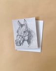 Horse Sketch Greeting Card