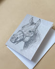 Horse Sketch Greeting Card