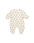 Relaxed Fleece Jumpsuit, Tulips - Quincy Mae