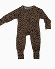 Cheetah | Bamboo Zip Romper