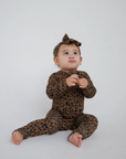 Cheetah | Bamboo Zip Romper