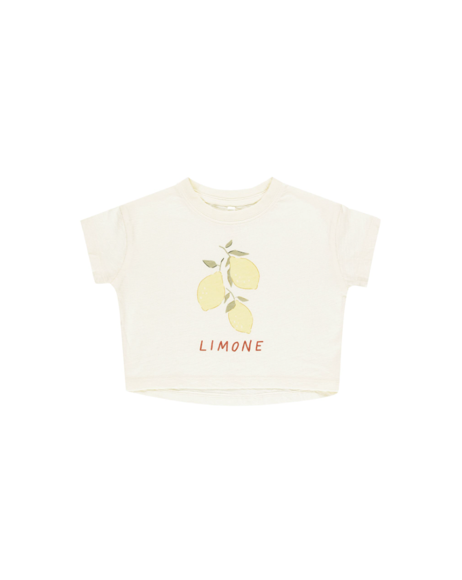 Boxy Tee || Limone - Rylee + Cru