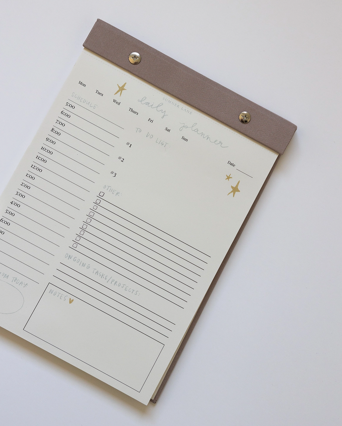 Daily Planner Notepad