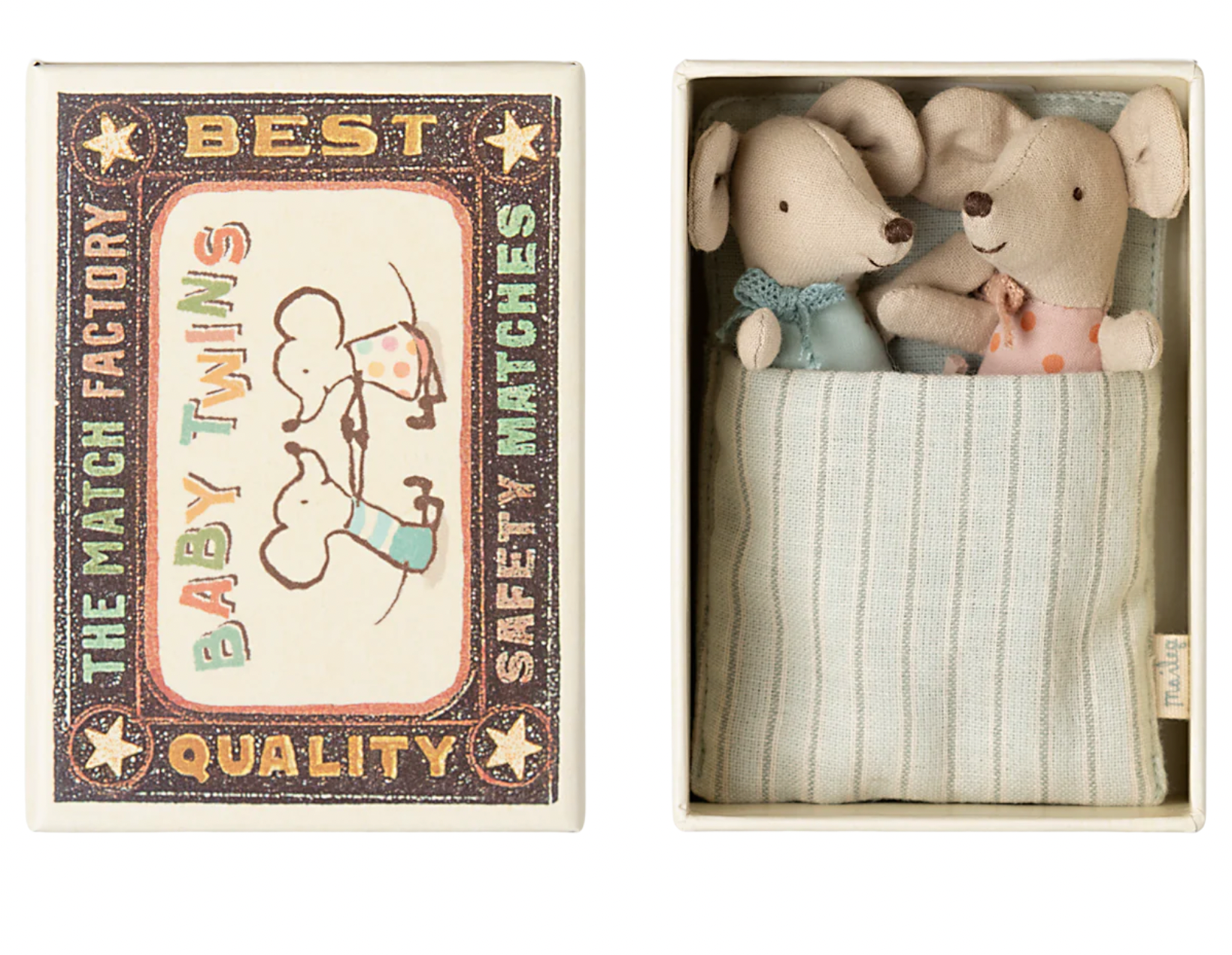 Twins, Baby mice in matchbox