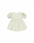 Darla Dress || Mint Stripe, Quincy Mae