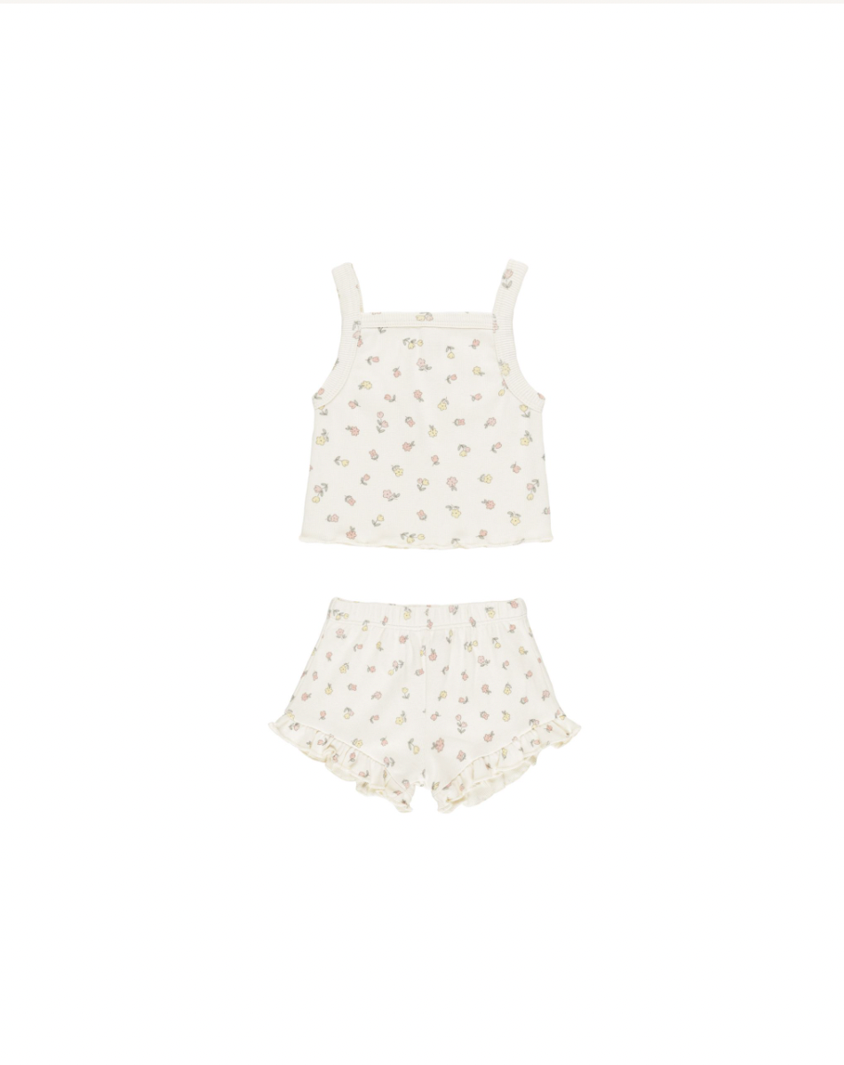 Evie Tank + Shortie Set || Fleur , Quincy Mae