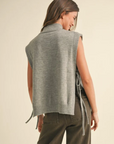 Mock Neck Sweater Vest