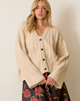 Polly Knitted Cardigan - Tan