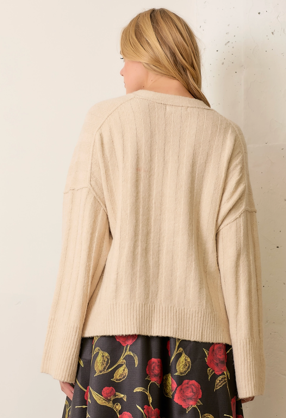 Polly Knitted Cardigan - Tan