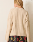 Polly Knitted Cardigan - Tan