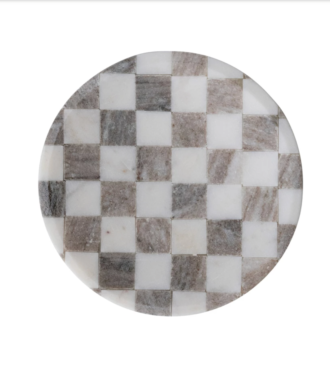 Marble Checkered Catch-All