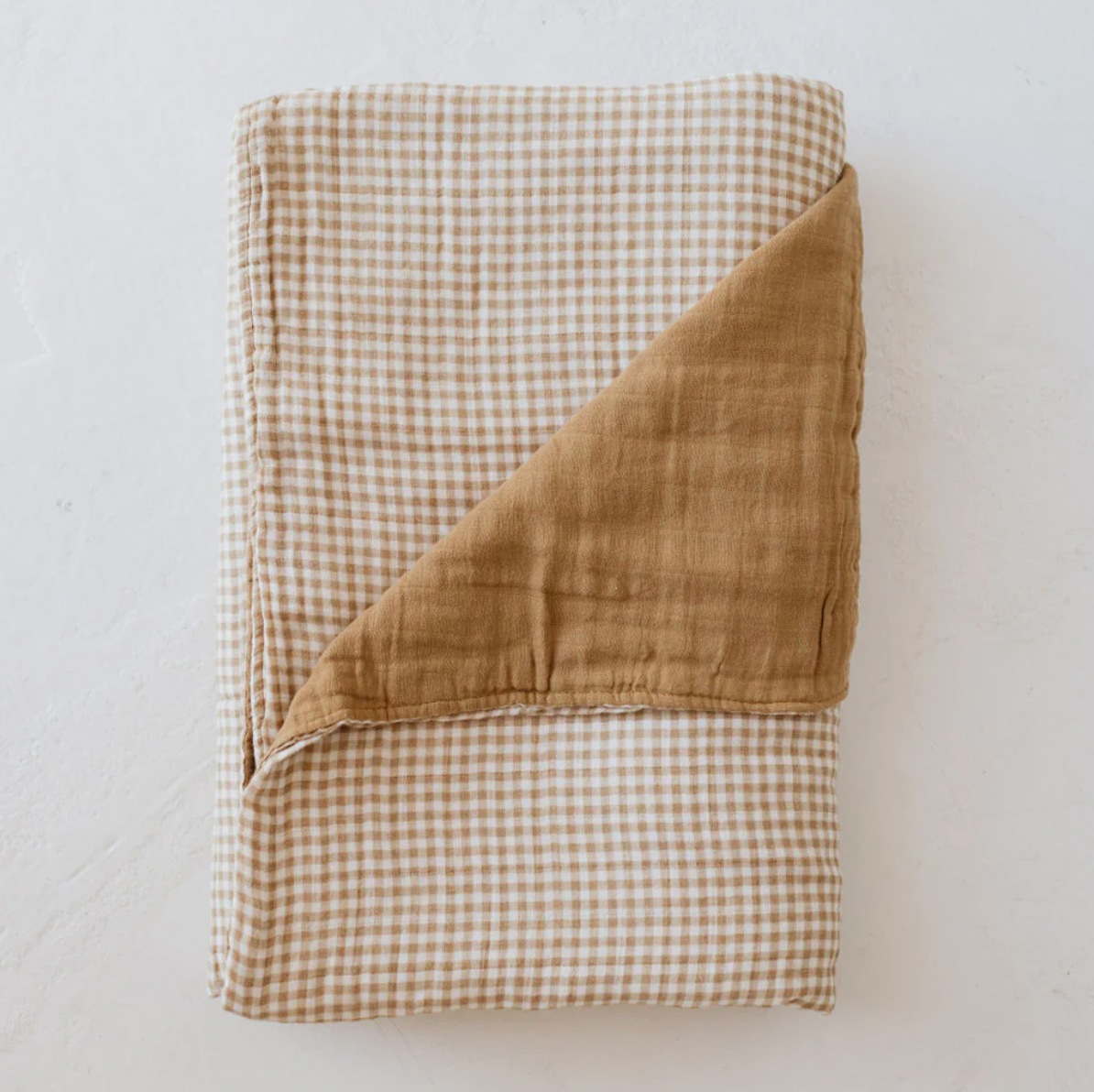 Muslin Quilt | Golden Gingham