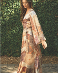 Desert Eclipse Kimono Maxi Dress