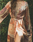 Desert Eclipse Kimono Maxi Dress