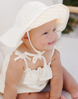 Ruffle Romper || Ivory, Rylee + Cru