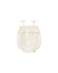 Ruffle Romper || Ivory, Rylee + Cru