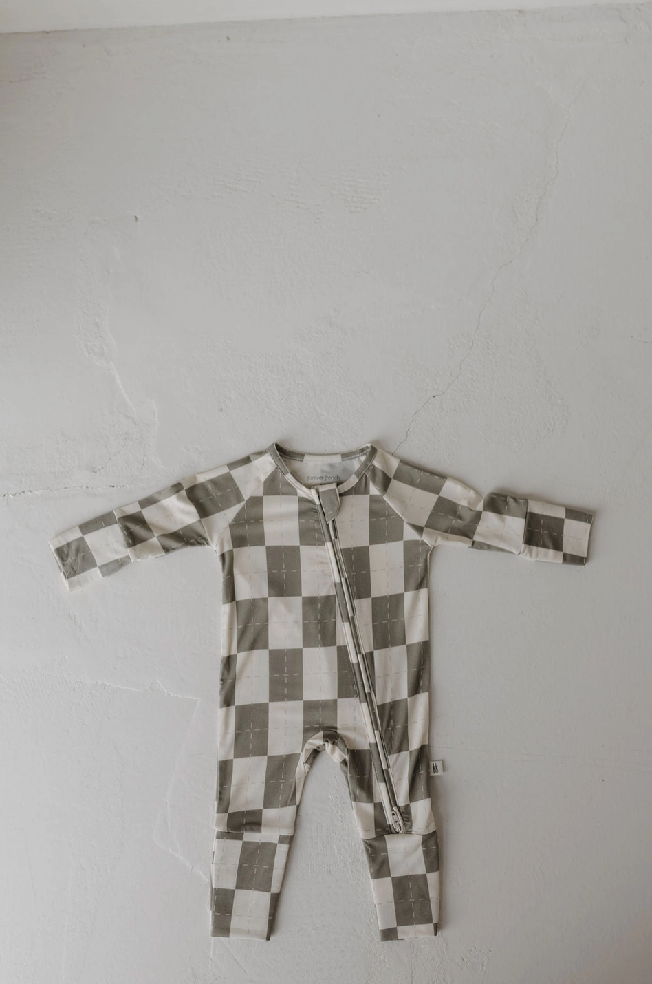 Bamboo Zip Romper | Oat &amp; Sage