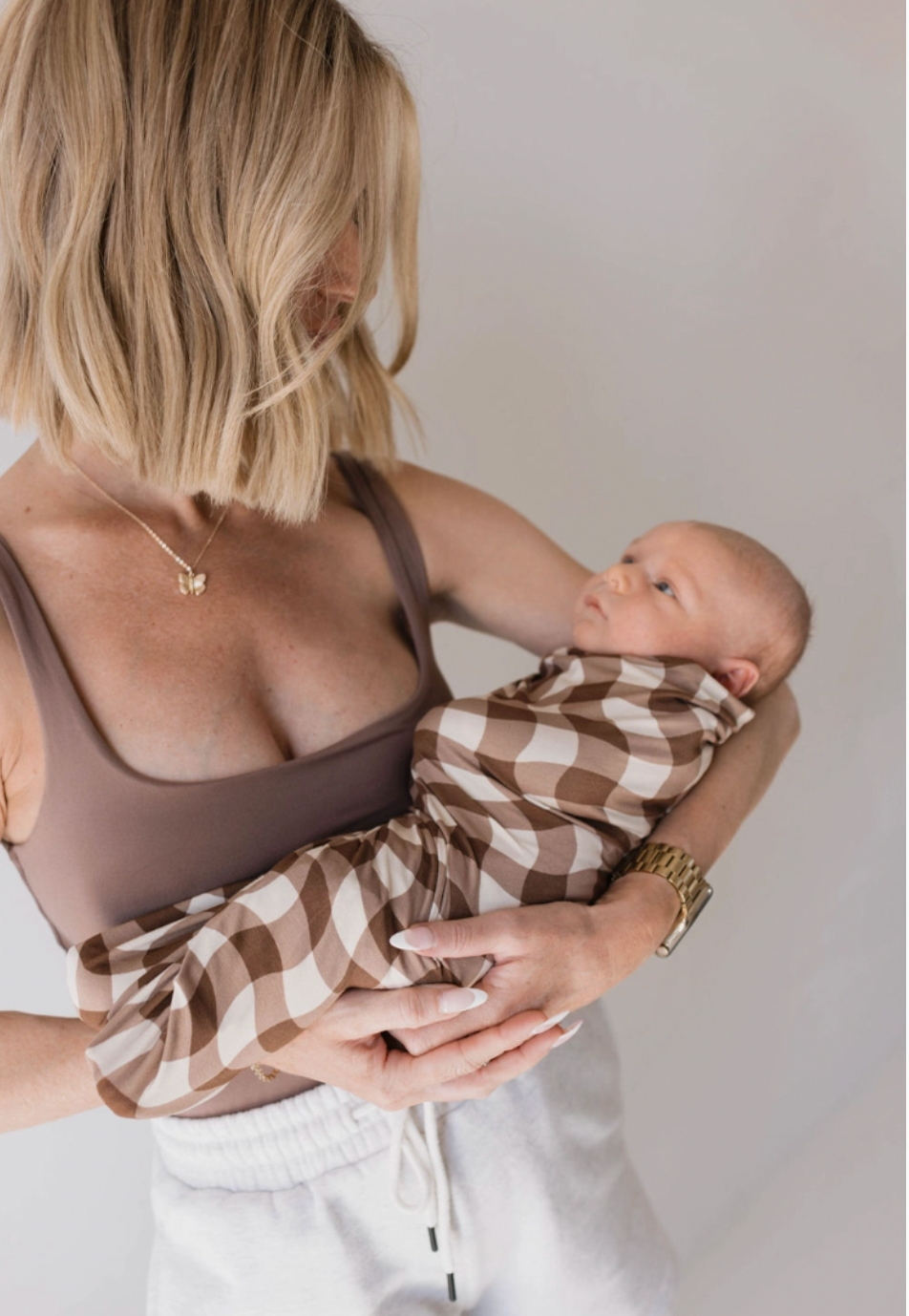 Bamboo Swaddle | Groovy Gingham