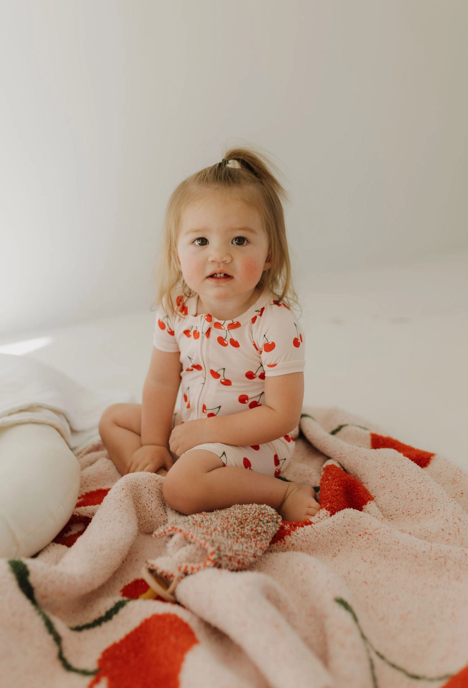 Bamboo Zip Shortie | Cherry Orchard