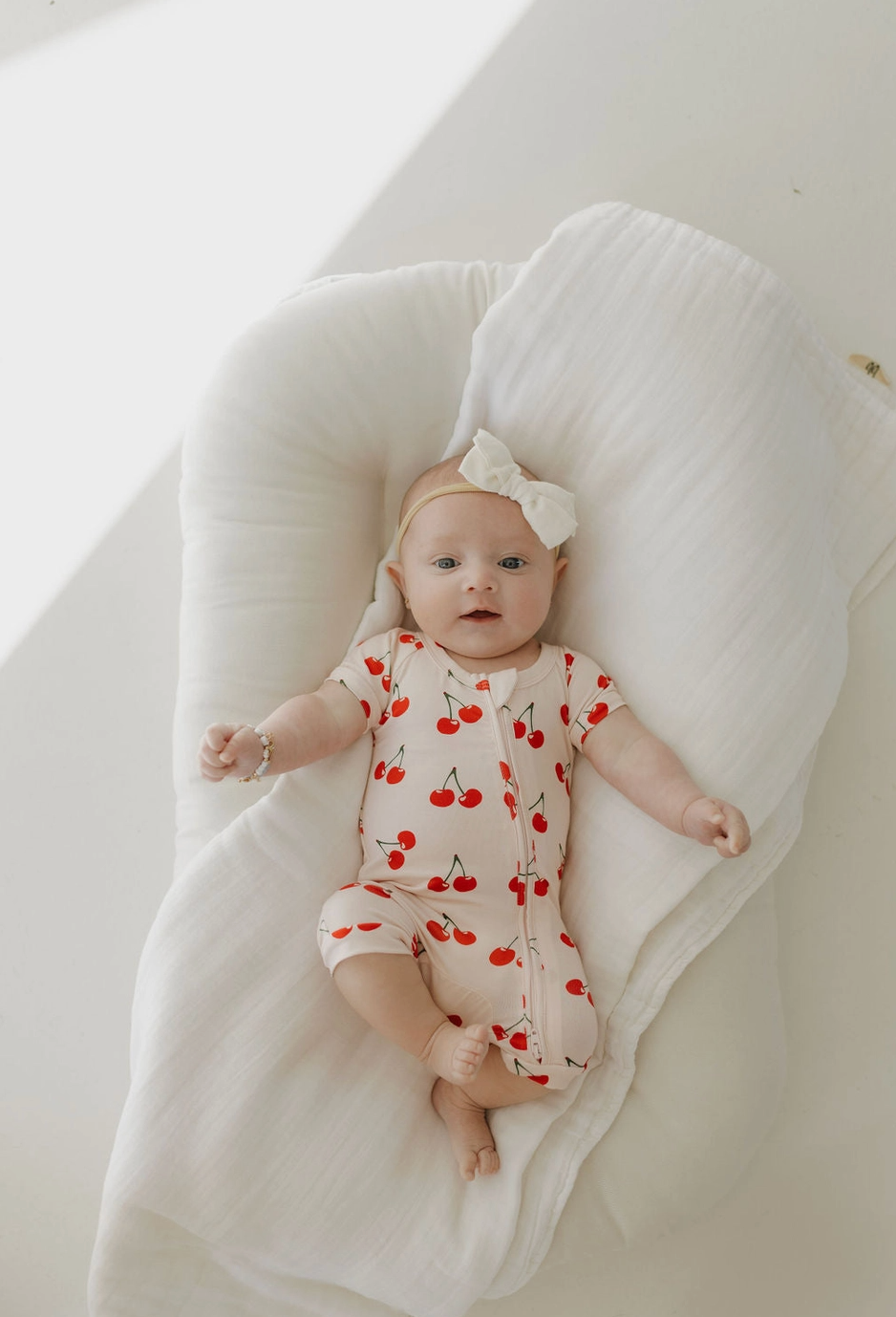 Bamboo Zip Shortie | Cherry Orchard