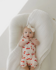 Bamboo Zip Shortie | Cherry Orchard