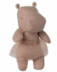 Hippo w. skirt, Small - Soft rose