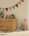 Hippo w. skirt, Small - Soft rose