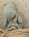 Hippo, Medium - Blue grey