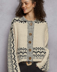 Long Sleeve Aztec Berber Sweater