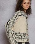 Long Sleeve Aztec Berber Sweater