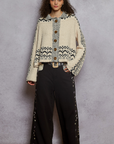 Long Sleeve Aztec Berber Sweater