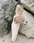 Corduroy Overalls - Oat