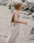 Corduroy Overalls - Oat