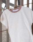 Driftline Tee - Pink Stripe