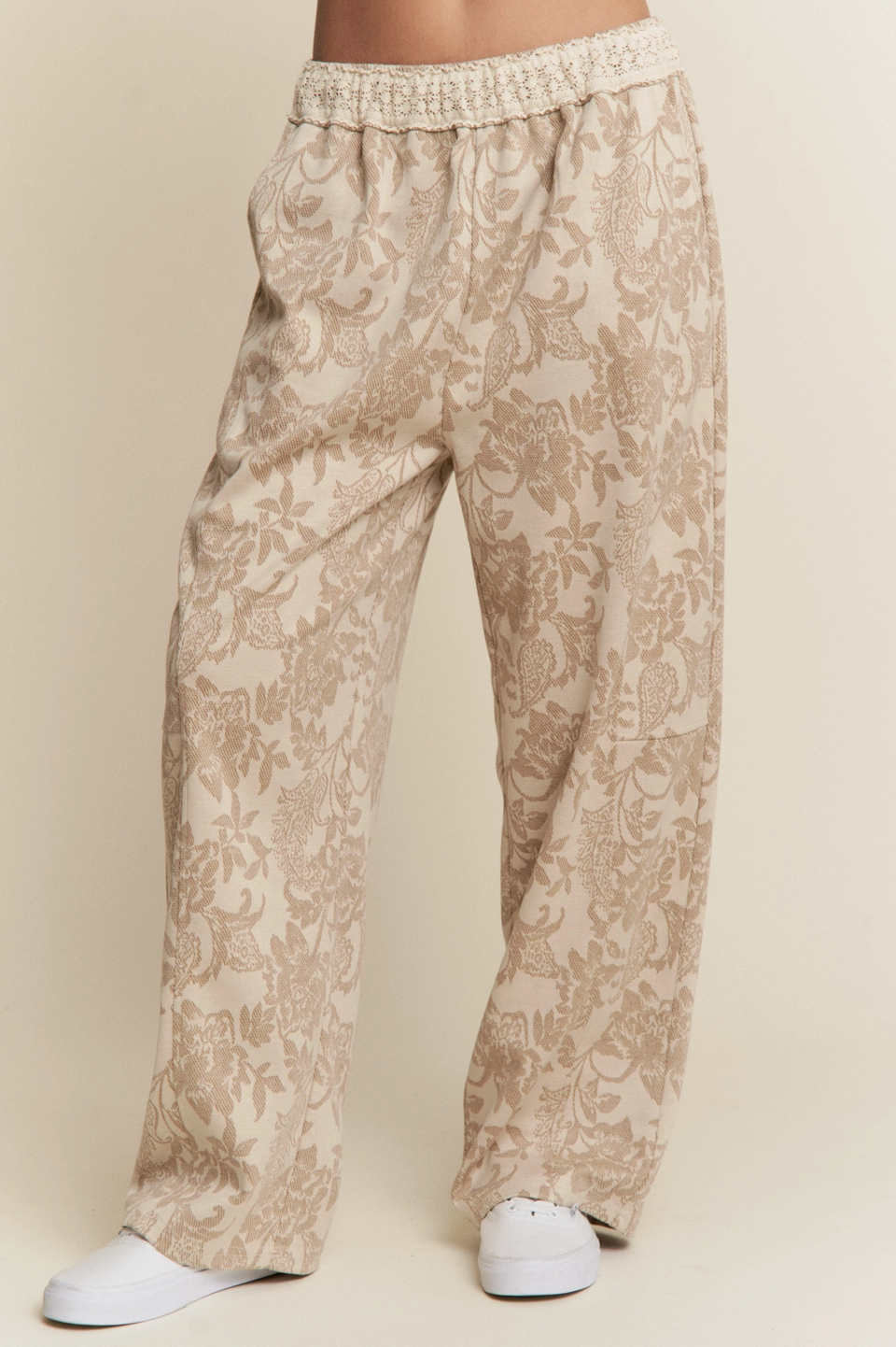 Floral Knit Casual Set