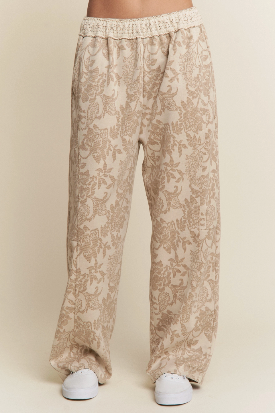 Floral Knit Casual Set
