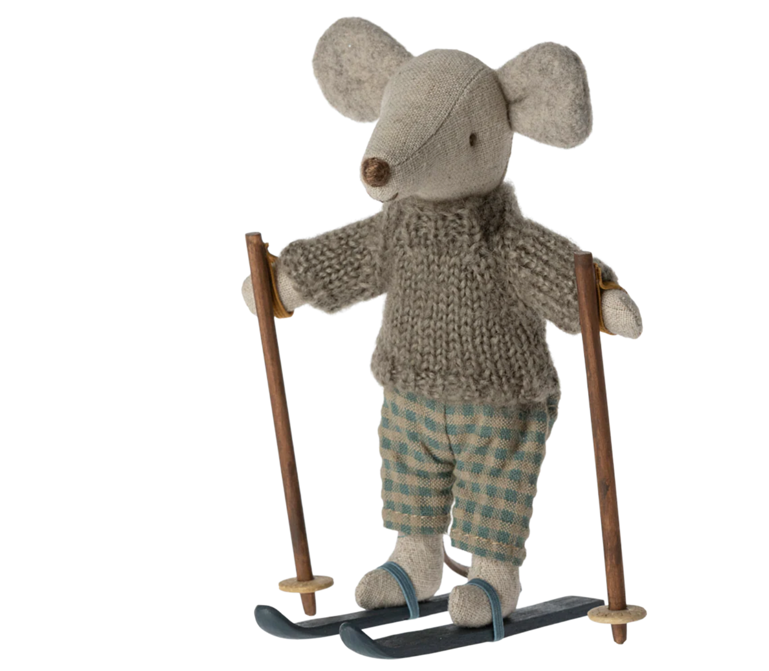 Winter Mouse with Ski Set, Big Brother Maileg