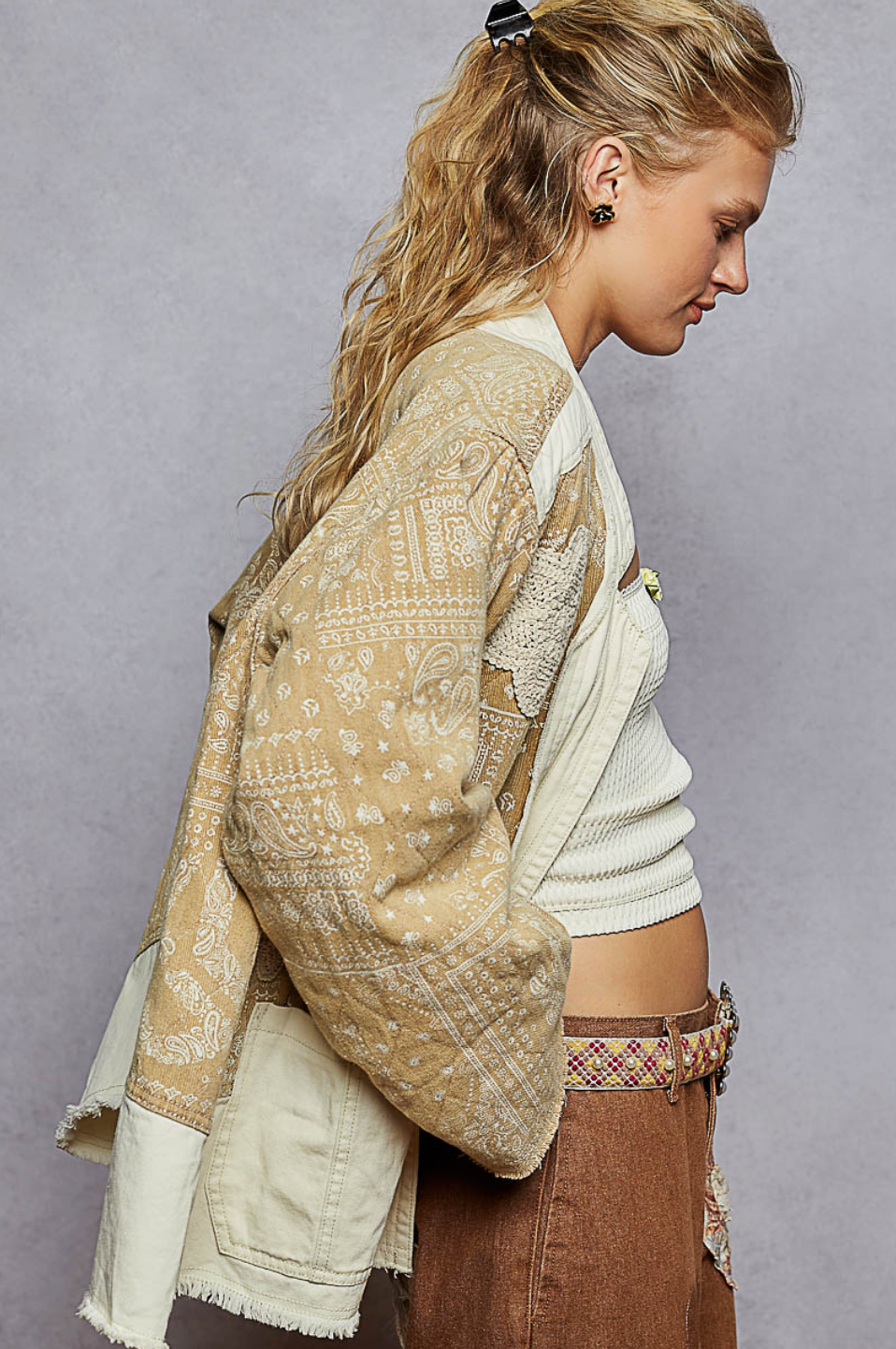 Paisley Patchwork Quilted Jacket