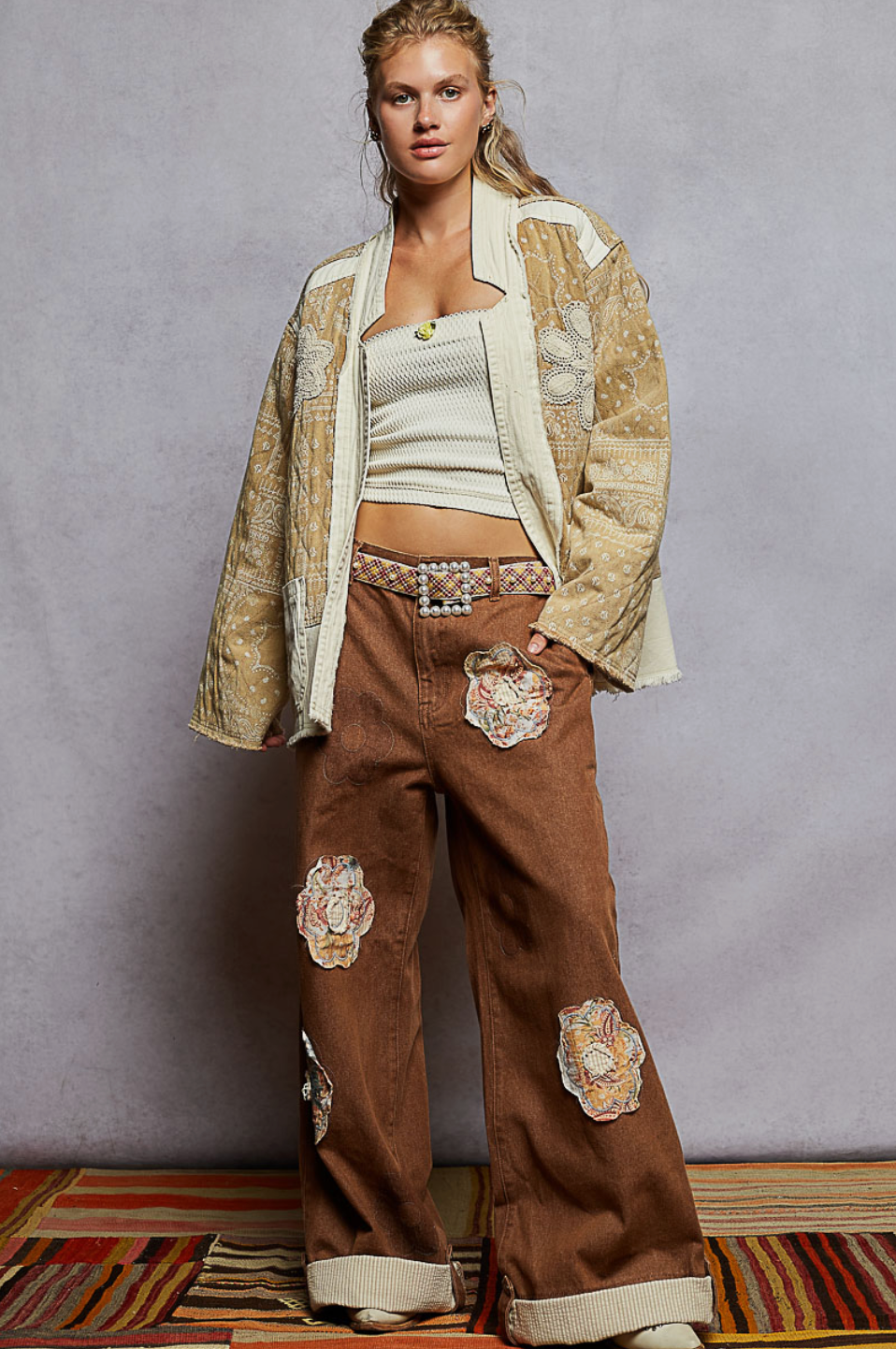 Paisley Patchwork Quilted Jacket