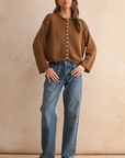 Light Weight Button Front Cardigan