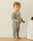 Bamboo Pajama Set || Forest Check, Quincy Mae