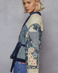 Velzie Quilted Tie Jacket
