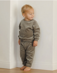 Velour Relaxed Sweatpant || Forest, Quincy Mae