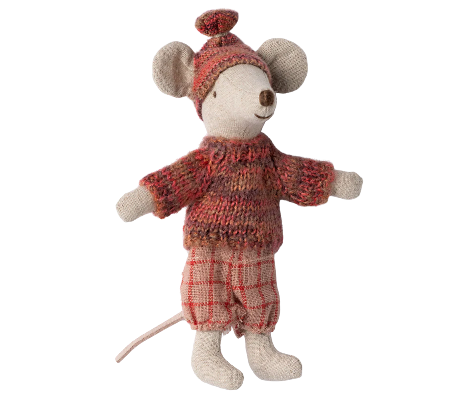 Winter mouse with ski set, Big sister - Rose